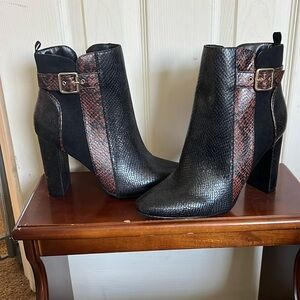 Just Fab Faux Snake Skin Boots